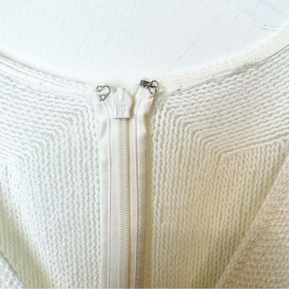 Kobi Halperin | Amani Fringe Hem Dress in White - Picture 7 of 8